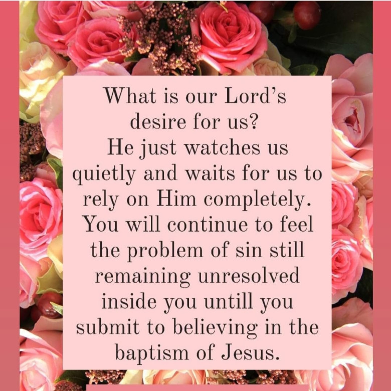 Is your desire the same as the Lord`s?